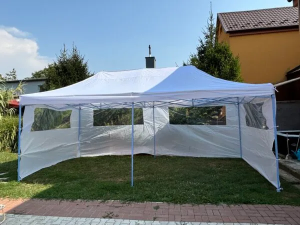 Párty stan 3x6m Biely - Image 2